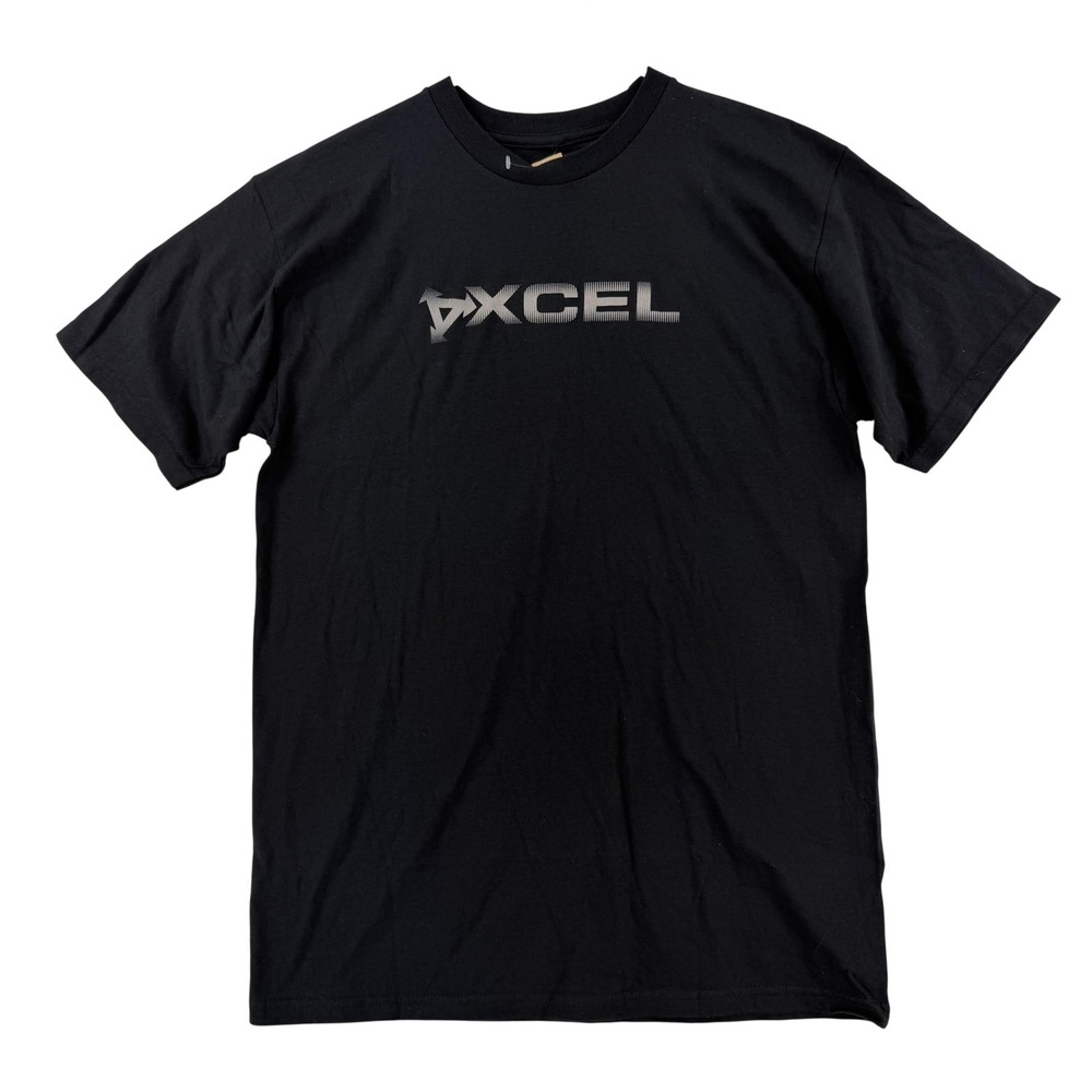 XCEL Shirt Mens Medium Black Logo Graphic Tee T-Shirt Tagless Surf Cotton NWT